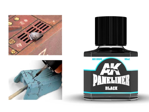 AK Weathering PANELINER AK12022 Dark Brown (40ml AK Weathering PANELINER AK12022 Dark Brown (40ml