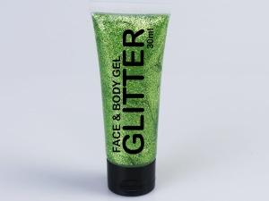 Glitter Gel Tube grass green 30 ml