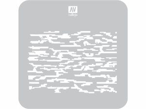 Vallejo Stencils ST-CAM004 Pixelated Modern Camo