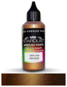 Stardust WPU104 Airbrush PU 1K RC Metallic Color BRONZE 60ml