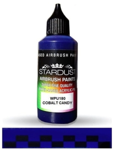 Stardust WPU180 Airbrush PU 1K RC CANDY Color COBALT 60ml