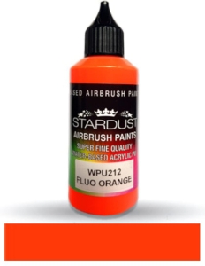 Stardust WPU212 Airbrush PU 1K RC FLUORESCENT Color ORANGE 60ml