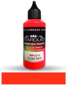 Stardust WPU213 Airbrush PU 1K RC FLUORESCENT Color RED 60ml