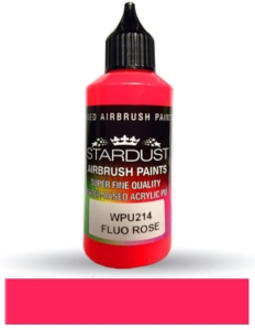 Stardust WPU214 Airbrush PU 1K RC FLUORESCENT Color ROSE 60ml
