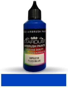 Stardust WPU218 Airbrush PU 1K RC FLUORESCENT Color BLUE 60ml