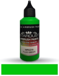 Stardust WPU219 Airbrush PU 1K RC FLUORESCENT Color GREEN 60ml