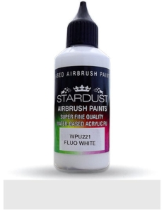 Stardust WPU221 Airbrush PU 1K RC FLUORESCENT Color WHITE 60ml