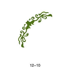 Szablon do błyszczącego tatuażu Fengda 12-10