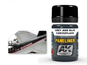 AK AIR Weathering AK2072 Paneliner for grey and blue camouflage (35ml)