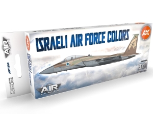 AK Acrylics 3Gen AIRCRAFT SET AK11752 Israeli Air Force Colors SET 3G (8x17ml)