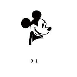 Szablon do błyszczącego tatuażu Fengda 09-01