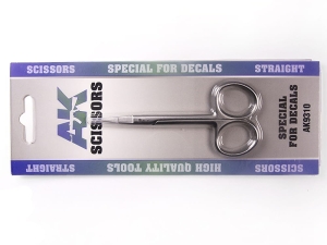 AK TOOLS AK9310 SCISSORS STRAIGHT (SPECIAL DECALS AND PAPER)