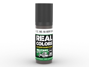 AK REAL COLORS RC873 S.C.C. No.1A Very Dark Brown (17ml) (old RC034)