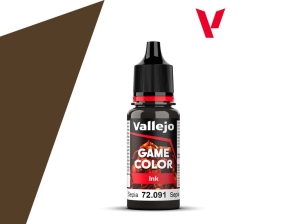 Vallejo Game Color 72091 Sepia Ink (18ml)