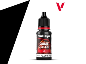 Vallejo Game Color 72094 Black Ink (18ml)