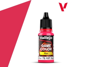 Vallejo Game Color 72157 Fluorescent Red (18ml)