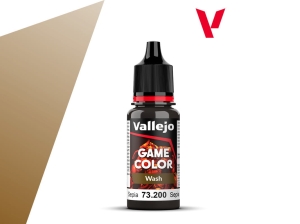 Vallejo Game Color 73200 Wash Sepia (18ml)