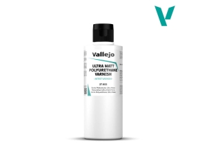 Vallejo 27653 Polyurethane Permanent Varnish Ultra Matt (200ml)