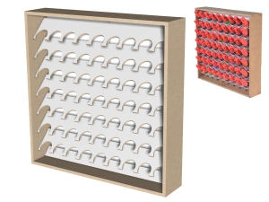 AK TOOL AKORG18 MODULAR ORGANIZER 30x30x6cm (63x17-18ml)