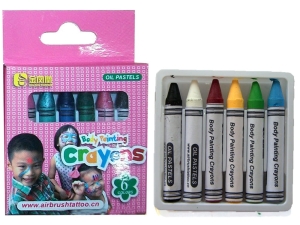  Bodypainting Crayons 6szt/set 