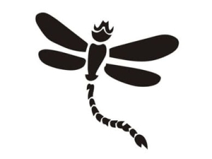 Aerograf szablona do tatuażu V009