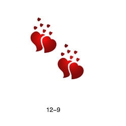 Szablon do błyszczącego tatuażu Fengda 12-09