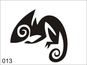 Aerograf szablona do tatuażu V013