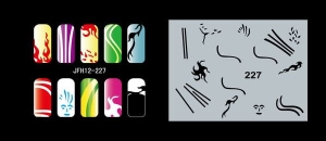 Szablon do paznokci (airbrush nail art) Fengda JFH12-227