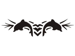 Aerograf szablona do tatuażu V087