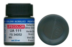 Farba LifeColor UA111 mimetic dark olive 2