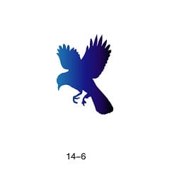 Szablon do błyszczącego tatuażu Fengda 14-06