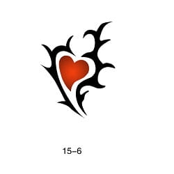 Szablon do błyszczącego tatuażu Fengda 15-06