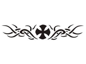 Aerograf szablona do tatuażu V089