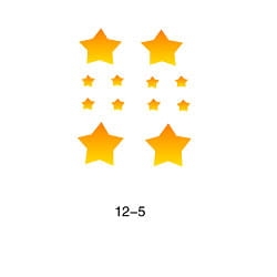 Szablon do błyszczącego tatuażu Fengda 12-05