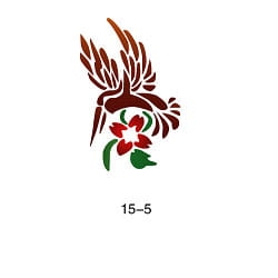 Szablon do błyszczącego tatuażu Fengda 15-05