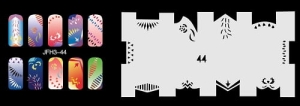 Szablon do paznokci (airbrush nail art) Fengda JFH03-044