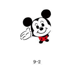 Szablon do błyszczącego tatuażu Fengda 09-02