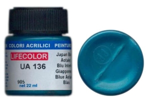Farba LifeColor UA136 mimetic blue aotake