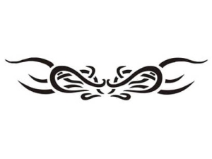 Aerograf szablona do tatuażu V086