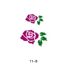 Szablon do błyszczącego tatuażu Fengda 11-09