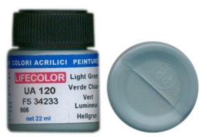 Farba LifeColor UA120 mimetic light green