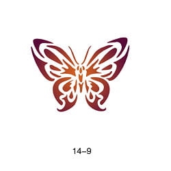 Szablon do błyszczącego tatuażu Fengda 14-09