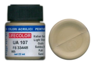 Farba LifeColor UA107 mimetic italian sand light