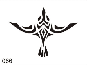 Aerograf szablona do tatuażu V066