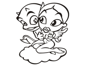 Aerograf szablona do tatuażu V116