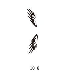 Szablon do błyszczącego tatuażu Fengda 10-08