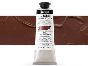 Vallejo Acrylic Artist Color 16307 Burnt Rose Dark (60ml)