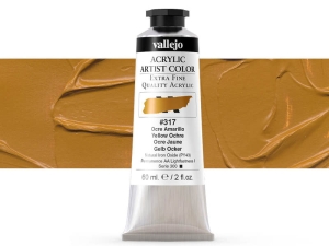 Vallejo Acrylic Artist Color 16317 Yellow Ochre (60ml)