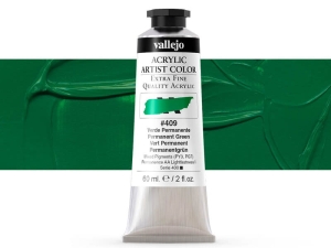 Vallejo Acrylic Artist Color 16409 Permanent Green (60ml)