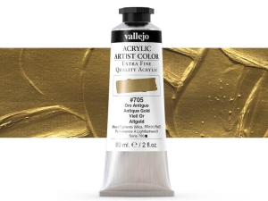 Vallejo Acrylic Artist Color 16705 Antique Gold (60ml)
